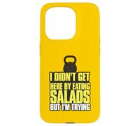 Non sono arrivato qui mangiando insalate ma ci sto provando Custodia per iPhone 15 Pro