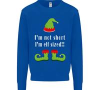 Non Sono Basso, Sono Di Dimensioni Elf Funny Christmas Kids Sweatshirt Jumper