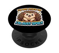 Non sono bloccato, sono solo Spiky Quills Hedgehog Erinaceinae PopSockets PopGrip Adesivo