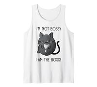 Non Sono Bossy Sono Il Boss Funny Sarcastic Cat Canotta