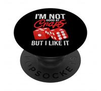 Non sono bravo a Craps, ma mi piace il gioco d'azzardo PopSockets PopGrip Adesivo