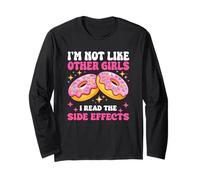 Non Sono Come Le Altre Ragazze Che leggo Gli Effetti collaterali Maglia a Manica