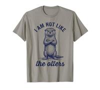 Non Sono Come Le lontre Divertente Gioco di Parole introverso Maglietta