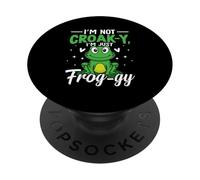 Non sono croaky, sono solo Frog-gy PopSockets PopGrip Adesivo