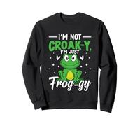 Non Sono croaky-y Sono Solo Frog-GY Felpa