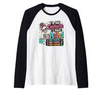Non Sono Debole, Ho Un Umorismo Scheletro ADHD Maglia con Maniche Raglan