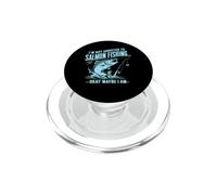 Non sono dipendente dalla pesca al salmone Okay, forse la pesca al salmone PopSockets PopGrip per MagSafe
