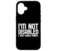 Non sono disabile, mi limito a camminare, Fancy White Cane Safety Day Custodia per iPhone 16