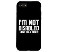 Non sono disabile, mi limito a camminare, Fancy White Cane Safety Day Custodia per iPhone SE (2020) / 7/8