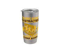 Non sono facilmente distratto, oh guarda Jump Rope Bicchiere termico in acciaio inox doppia parete