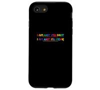 Non sono il mio passato positivo affermazione Rainbow Typography Custodia per iPhone SE (2020) / 7/8