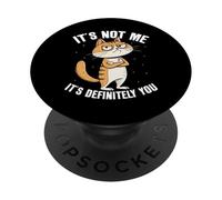 Non sono io, è sicuramente tu sarcasmo umorismo gatto PopSockets PopGrip Adesivo