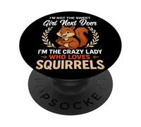 Non sono la ragazza dolce della porta accanto scoiattoli PopSockets PopGrip Adesivo