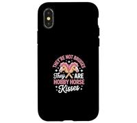 Non sono lividi, sono baci di cavalli hobby Custodia per iPhone X/XS