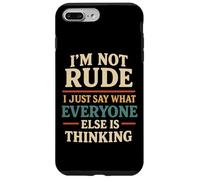 Non sono maleducato, dico solo quello che tutti pensano Custodia per iPhone 7 Plus/8 Plus