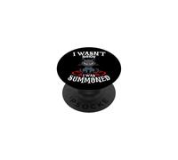 Non sono nato Sono stato evocato Black Cat Pentagram Goth PopSockets PopGrip Adesivo