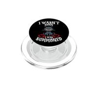 Non sono nato Sono stato evocato Black Cat Pentagram Goth PopSockets PopGrip per MagSafe