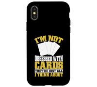 Non sono ossessionato da Card Funny Trading Card Custodia per iPhone X/XS