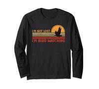 Non Sono perduto, Sono Bird Watching. ornitologo Maglia a Manica