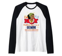 Non Sono Perfetta, Sono Solo Un Gemelli, Compleanno di Maggio e Giugno, Donne Maglia con Maniche Raglan