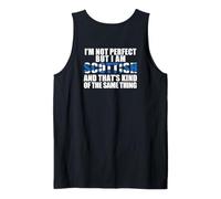 Non Sono Perfetto ma Scozzese Tipo Stesso Meme sul Retro Canotta