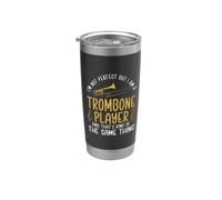 Non sono perfetto ma sono un trombone trombone Bicchiere termico in acciaio inox doppia parete