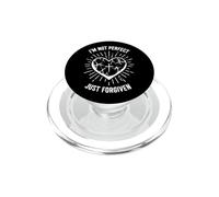 Non sono perfetto, solo perdonato Dio Cristiano Gesù Croce PopSockets PopGrip per MagSafe