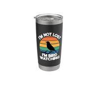 Non sono perso Sono Bird Watching Bicchiere termico in acciaio inox doppia parete