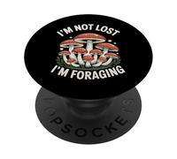 Non sono perso sto foraggiando funghi PopSockets PopGrip Adesivo