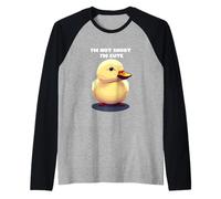 Non Sono Piccolo Sono Dolce Anatra Maglia con Maniche Raglan