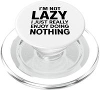 Non sono pigro, mi piace solo non fare nulla di divertente umore sarcastico PopSockets PopGrip per MagSafe
