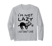 Non Sono Pigro, Semplicemente Non Mi Interessa Maglia a Manica