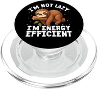 Non sono pigro Sono efficiente dal punto di vista energetico Funny Sloth PopSockets PopGrip per MagSafe