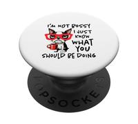 Non sono prepotente, so solo cosa dovresti fare PopSockets PopGrip Adesivo