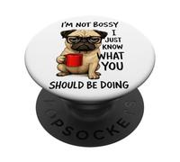 Non sono prepotente, so solo cosa dovresti fare PopSockets PopGrip Adesivo
