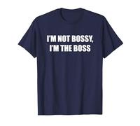 Non Sono prepotente, Sono Il Capo Maglietta, Uomo, Navy, XXL