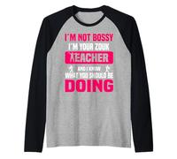 Non Sono prepotente, Sono Il Tuo Insegnante Zouk Che sa Fare Maglia con Maniche Raglan