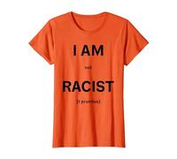 Non Sono razzista, Lo prometto Maglietta, Donna, Arancio, L