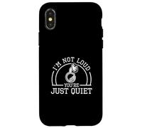 Non sono rumoroso, sei solo silenzioso e divertente Sousaphone Sousaphonist Custodia per iPhone X/XS