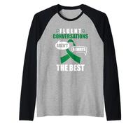 Non Sono Sempre I Migliori - Consapevolezza della Balbuzie Maglia con Maniche Raglan