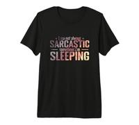 Non Sono Sempre Sarcastico Sleeping Night Maglietta Premium