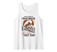 Non Sono Sempre Un disastro Ferroviario STO Scherzando Toot Toot Divertente Canotta