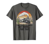 Non sono sempre un disastro ferroviario sto scherzando Toot Toot Maglietta