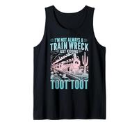 Non sono sempre un disastro ferroviario sto scherzando Toot Toot Train Canotta