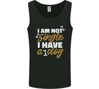 Non Sono Single Ho Un Cane Divertente Canottiera Uomo