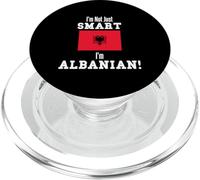 Non sono solo intelligente Bandiera del Paese Albanese Albania PopSockets PopGrip per MagSafe