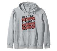 Non sono solo lo Scorpione Sono come lo Scorpione Scorpione Zodiaco divertente Felpa con Cappuccio