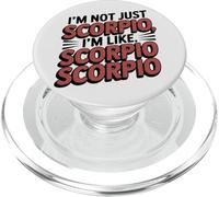 Non sono solo lo Scorpione Sono come lo Scorpione Scorpione Zodiaco divertente PopSockets PopGrip per MagSafe