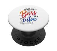 Non Sono Solo Un Capo, Sono Un Amante Del Caffè Vibe Pride PopSockets PopGrip Adesivo