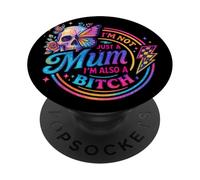 Non sono solo una mamma, sono anche un teschio di puttana PopSockets PopGrip Adesivo